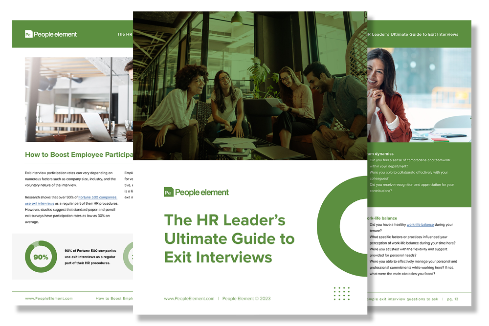Exit Interview guide covers